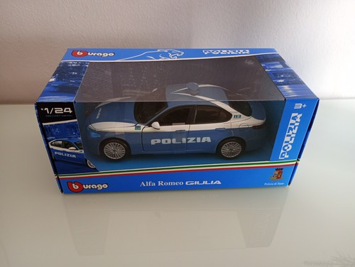 Burago bburago polizia 24 - burago, 1/24